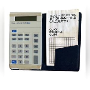 Texas instruments TI 1100 pocket calculator, not working